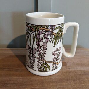 Rare Peet's Coffee & Tea Wisteria Mug Yoshiko Yamamoto THE ARTS & CRAFTS PRESS